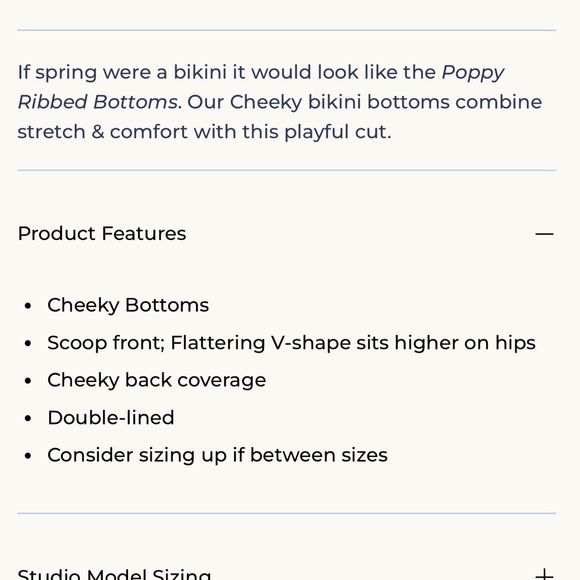 Honey Swim Poppy Ribbed Laced Bralette Swim Top with Cheeky Bottoms - Picture 12 of 12